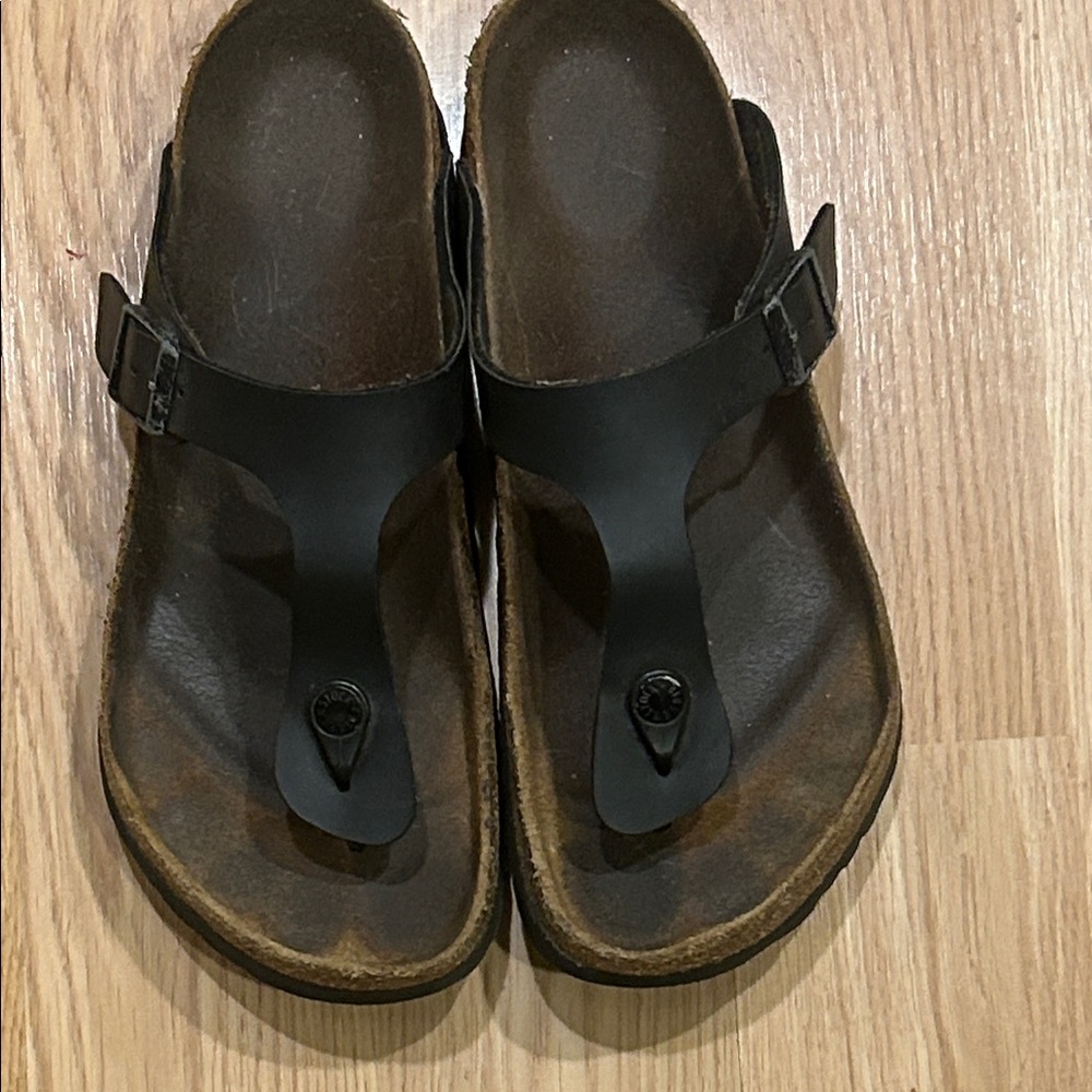 Birkenstock Gizeh Black Thong Sandals